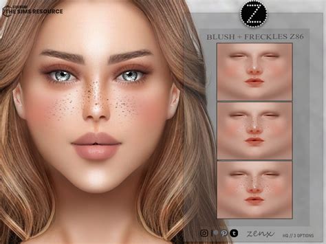 The Sims Resource Blush Freckles Z86