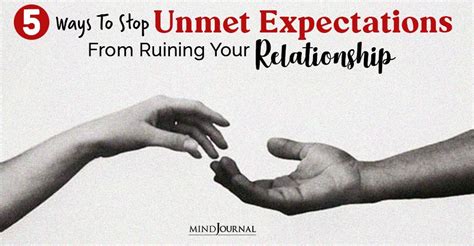How To Stop Unmet Expectations From Ruining Your Relationship 5 Ways