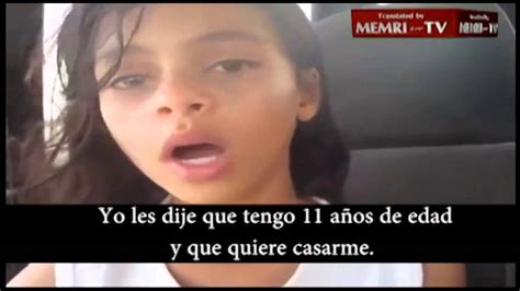 Niña De 11 Años Huye Del Matrimonio Nada Al Ahdal Subtitulado Youtube