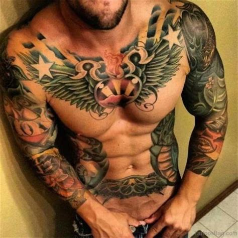 Brilliant Chest Tattoos For Men Tattoo Designs Tattoosbag Com