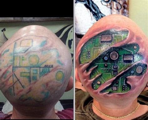60 Circuit Board Tattoo Designs For Men Electronic Ink Ideas