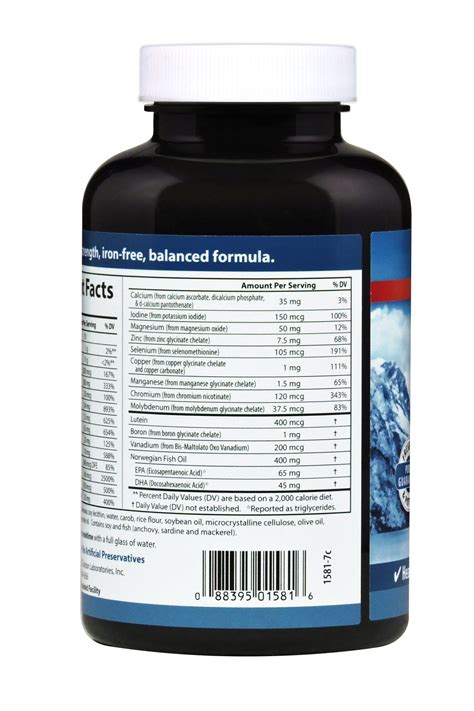 Everything you should know about vitamin a. Carlson Fish Oil Multi Vitamins Minerals Omega3s IronFree ...