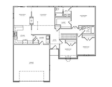 1 and 2 bedroom home plans may be a little too small in the below collection, you'll find dozens of 3 bedroom house plans that feature modern amenities. Small Ranch House Plan D67-1560 : The House Plan Site