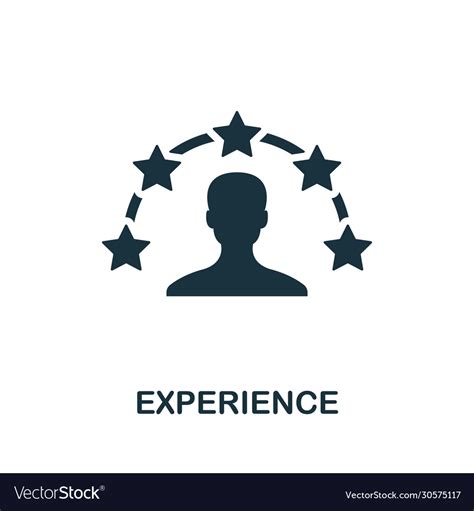 Experience Icon Simple Element From Consulting Vector Image