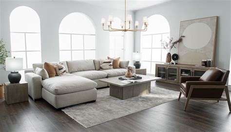 City Limits Fabric Super Sofa & Ottoman - Home Zone Furniture