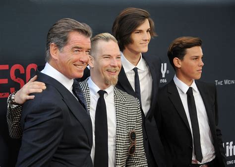 Pierce Brosnan And His Sons On The Red Carpet 2015 Popsugar Celebrity