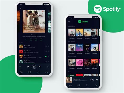 Spotify Ios App Design Uplabs