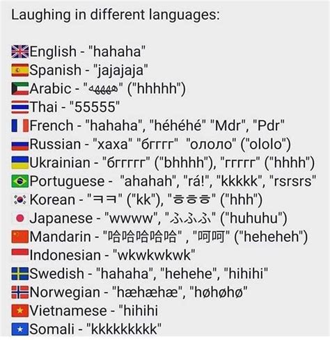 Laughing In Different Languages Coolguides