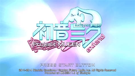 Hatsune Miku Project Mugen Extend 850480 Screenpacks Mugen