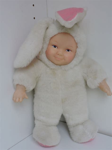 Vintage Bunny Bunny Doll Rabbit Doll Rabbit Rubber Or Etsy Uk