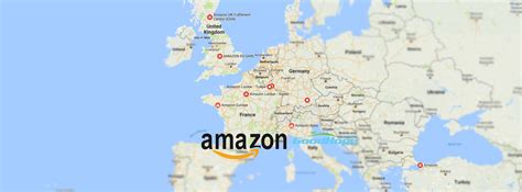 Amazon Warehouse Amazon Fulfillment Centers Map