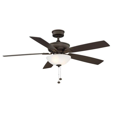 Ceiling fans with dc motors are popular for their many favourable features including their energy efficient 40w motor and quiet performance. Hampton Bay Blakeford 54 in LED Espresso Bronze DC Motor ...