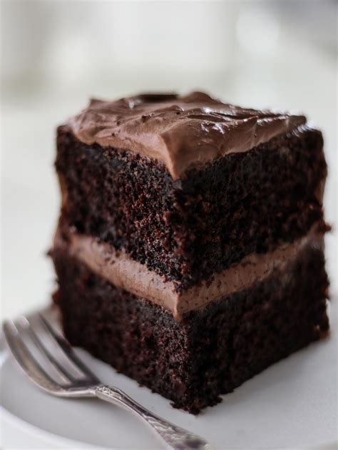 Chocolate Cake With Chocolate Cream Cheese Frosting Recipes By Carina
