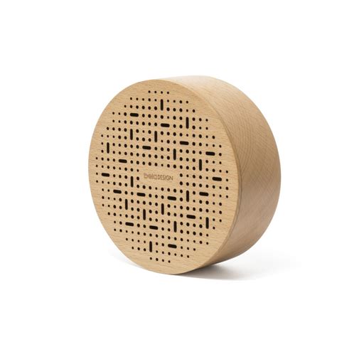 Round Wooden Bluetooth Speaker Decentliving