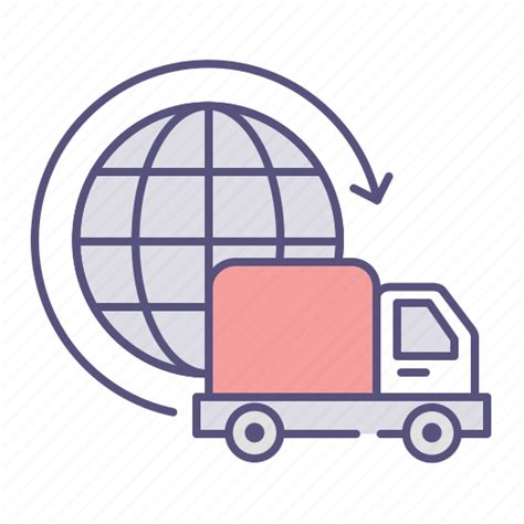Delivery International Shipping Worldwide Icon