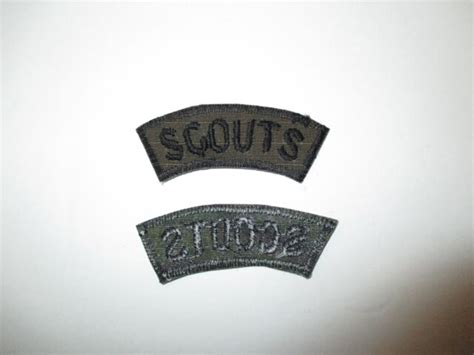 B5167 Us Army Vietnam Scouts Tab On Erdl Camo Subdued Ir38b Ebay