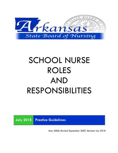 Pdf School Nurse Roles And Responsibilities Dokumentips