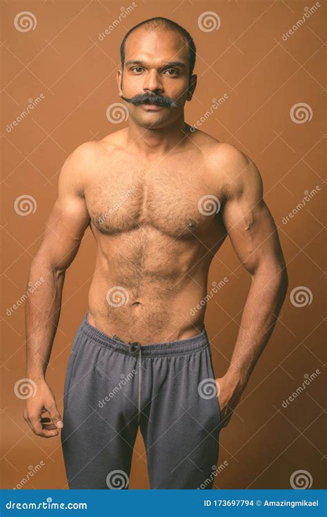 Handsome Indian Man Shirtless