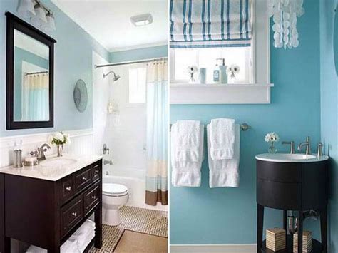 9 ideas for decorating a bathroom on a budget. Brown and Blue Bathroom Ideas: Blue Brown Color Scheme ...