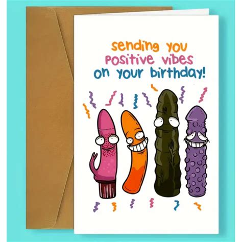 Sending You Positive Vibes On Your Birthday Card