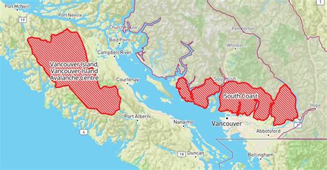 A special public avalanche warning covers a widespread area for the mountains of eastern british columbia and western alberta. Avalanche warning issued for Vancouver Island, South Coast ...