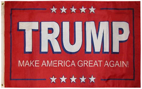 3x5 trump make america great again red 2024 polyester flag 3 x5 grommets maga