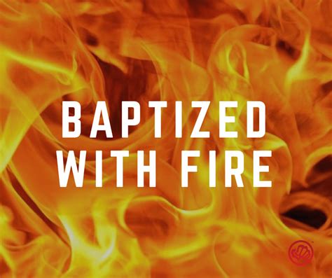 Baptized With Fire Manhood Leadership And Discipleship Dennis Sy
