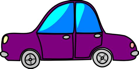 Car Purple Cartoon Transport Clip Art At Vector Clip Art