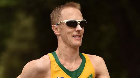 Men's 20km race walk venue ceremony. Jared Tallent forced to withdraw from 20km race walk at ...