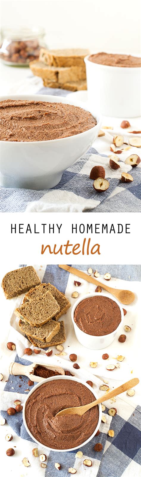 Healthy Homemade Nutella Recipe Homemade Nutella Healthy Vegan
