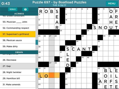 Sunday Crossword Puzzle Printable Ny Times Syndicated Answers Free