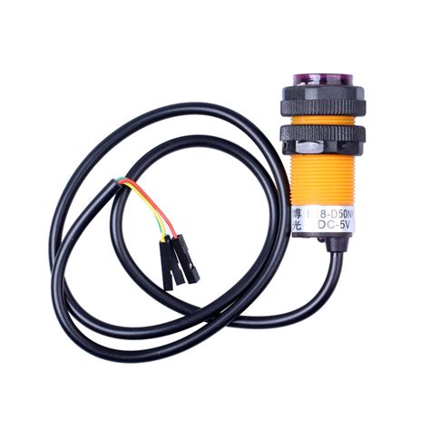 Ir Infrared Sensor Switch With Fixed Rings Orange Black 5pcslot