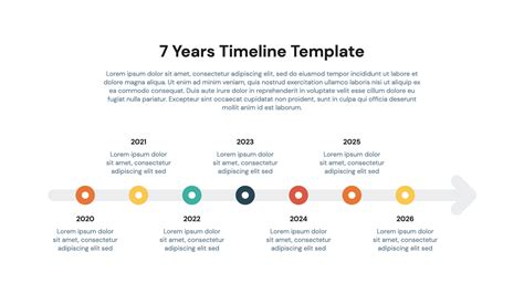 7 Years Ppt Timeline Template Free Download