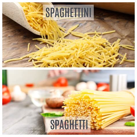 Spaghettini Vs Spaghetti Tastylicious