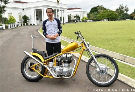 Apa itu indonesia virtual bike? Indonesian president now owns a Royal Enfield custom bike ...