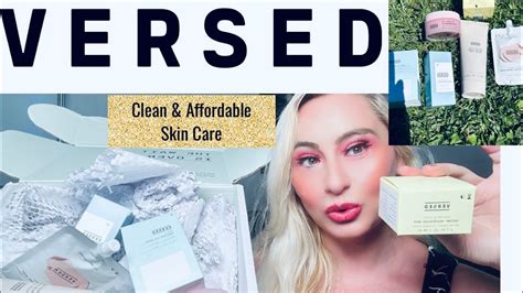 Versed Skincare And New Clean Affordable Skin Care Line Pr Which One L