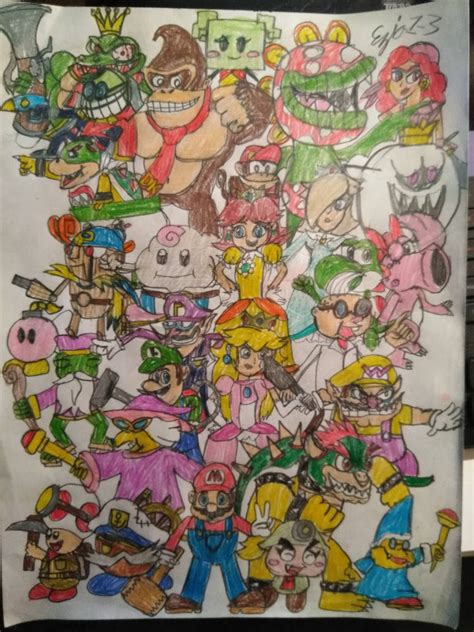 Super Mario Brawl Stars Fighters By Ezio1 3 On Deviantart