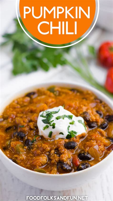 Pumpkin Chili Is The Ultimate Fall Dish Its Hearty Comforting And