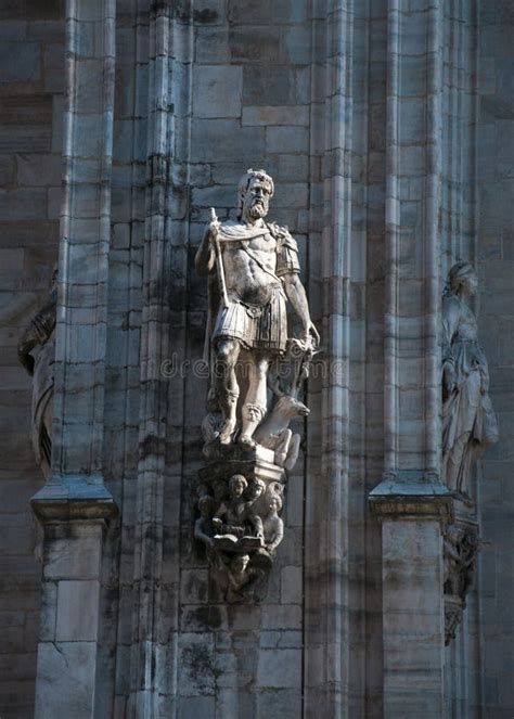 Milan Cathedral Statue Stock Image Image Of Detail 106884977