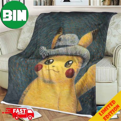 Pokemon X Van Gogh Museum Pikachu Portrait Inspired By Van Gogh Self