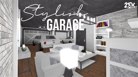 Roblox Welcome To Bloxburg Stylish Garage 28k Youtube