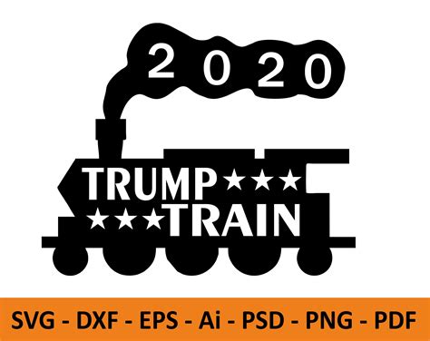 Trump train svg, trump svg, trump 2020 svg, trump 20 svg, president svg, svg files, svg eps png 