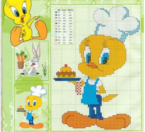 Tweety Bird Disney Cross Stitch Cross Stitch Patterns Free