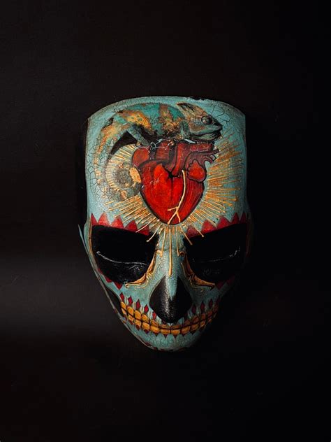 Made To Order Day Of The Dead Mask Mask For Men Catrin Dia Etsy