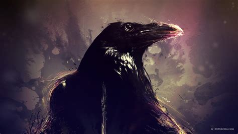 Artwork Birds Raven Wallpapers Hd Desktop And Mobile