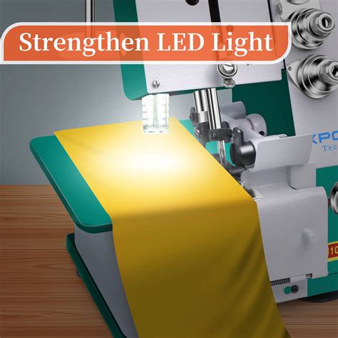 Kpcb Serger Sewing Machine Overlock Machines With Upgraded Led Light