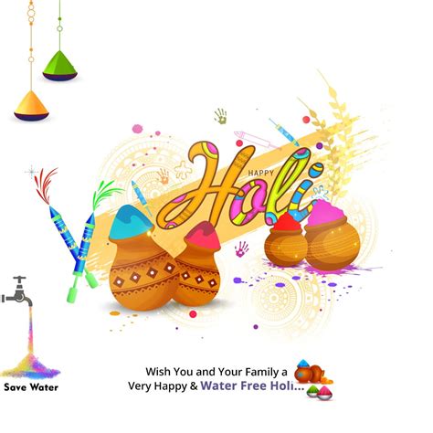 Happy Holi Free Psd Template Holi Ki Hardik Shubhkamnaye Poster