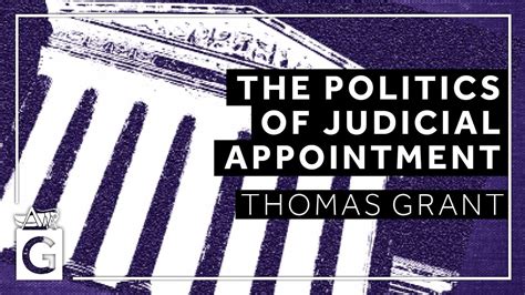 The Politics Of Judicial Appointment Youtube