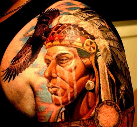 20 Native American Tattoo Designs Native American Warrior Tattoos
