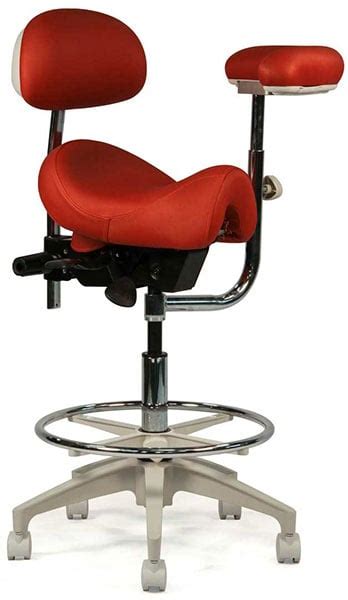 Crown Seating Durango Dental Assistant Western Saddle Stool With Back Collins Dental Equipment